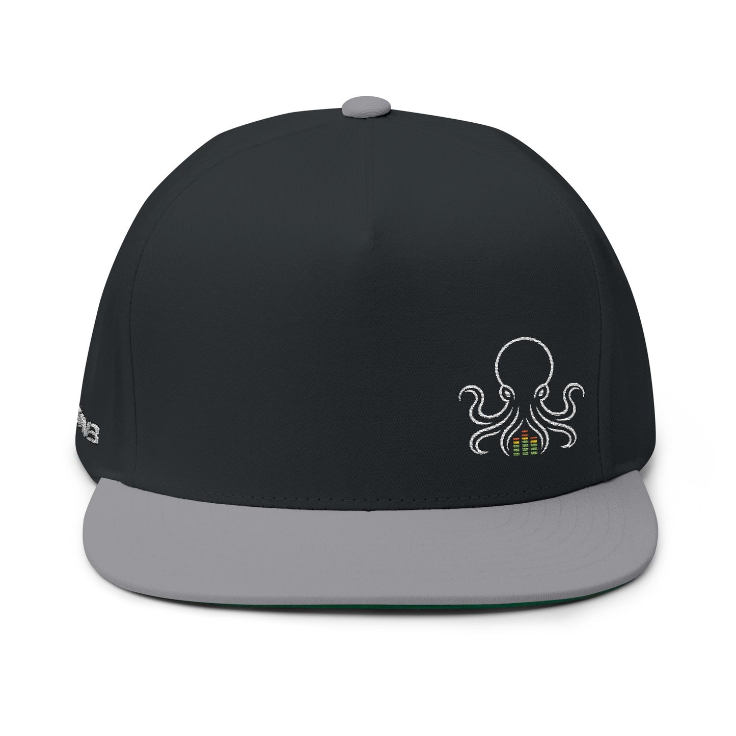 OCTAV3 Embroidered Flat Bill Snapback Hat
