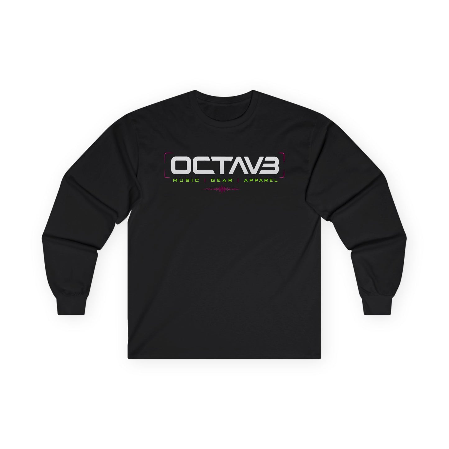 OCTAV3 Black Long Sleeve Shirt