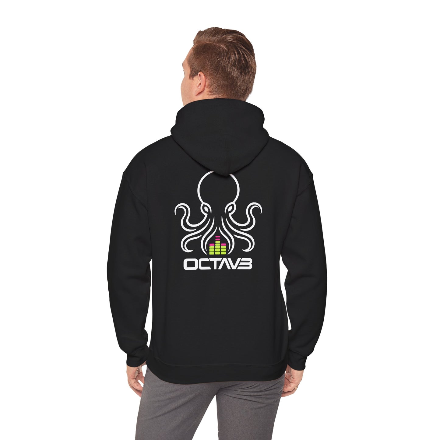 OCTAV3 Music Producer Octopus Hoodie – EDM Festival Pullover Hoodie