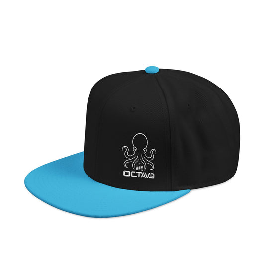 OCTAV3 Octopus Embroidery Snap Back Hat