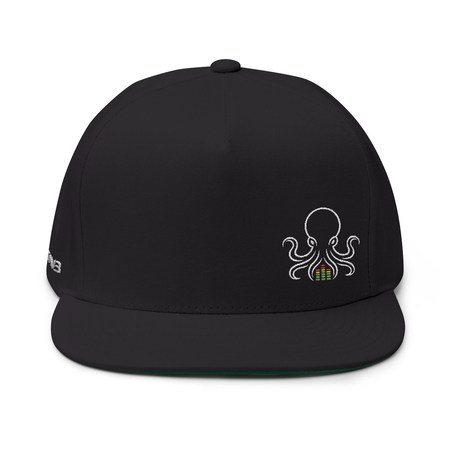 OCTAV3 Embroidered Flat Bill Snapback Hat