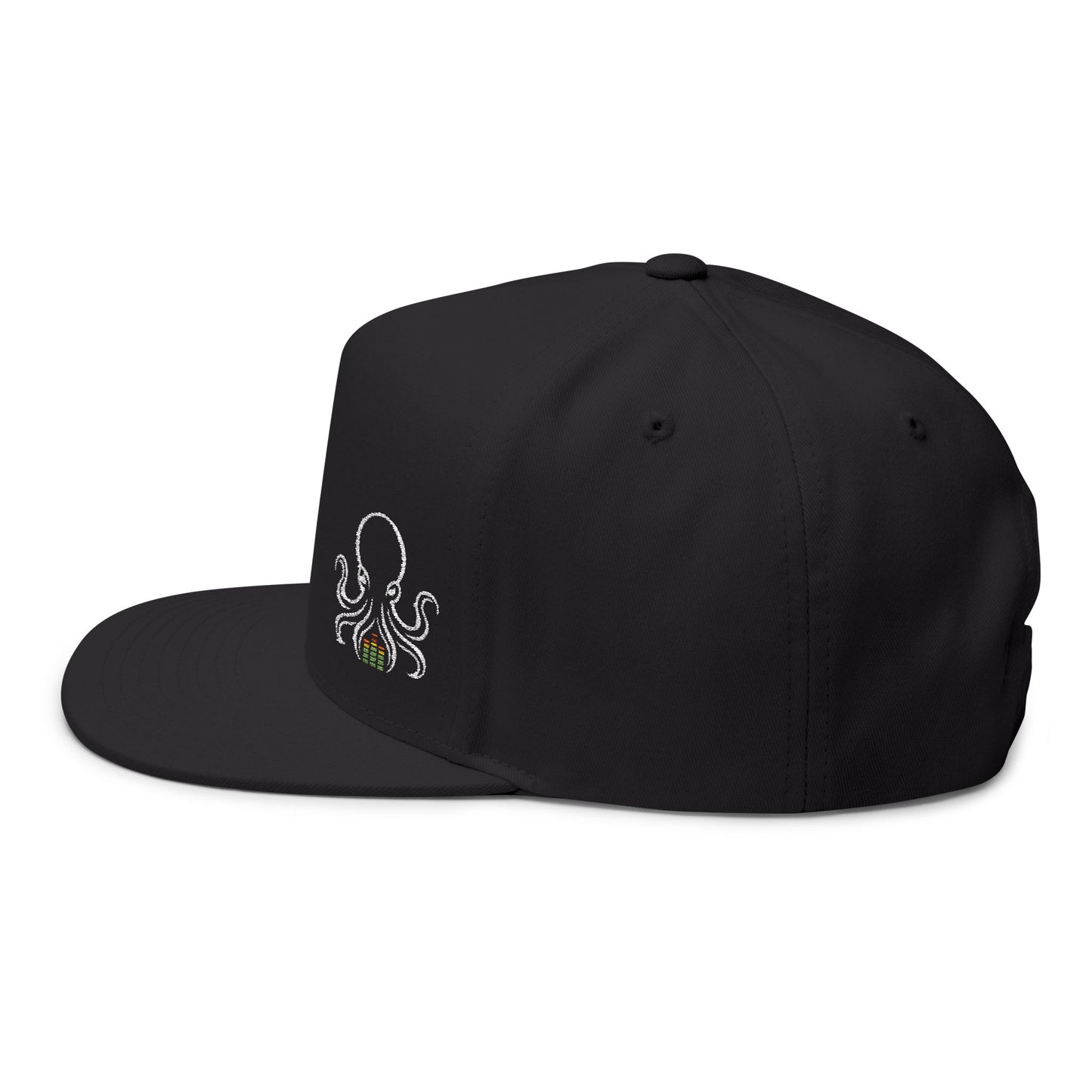 OCTAV3 Embroidered Flat Bill Snapback Hat