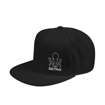 OCTAV3 Octopus Embroidery Snap Back Hat