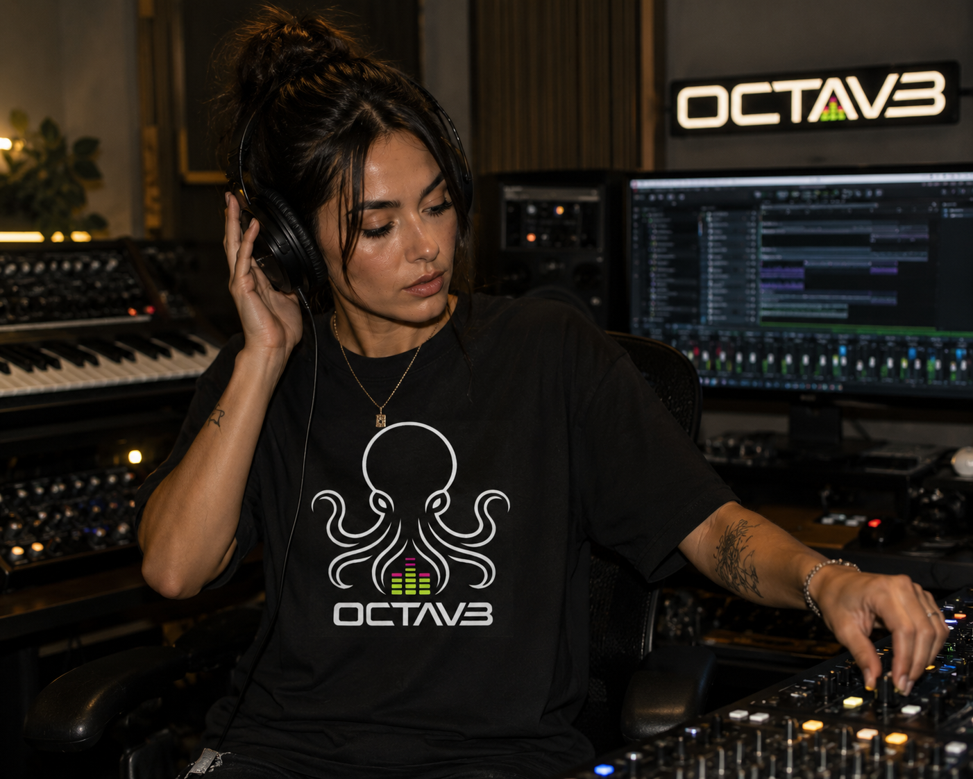 OCTAV3 Signature Octopus Tee