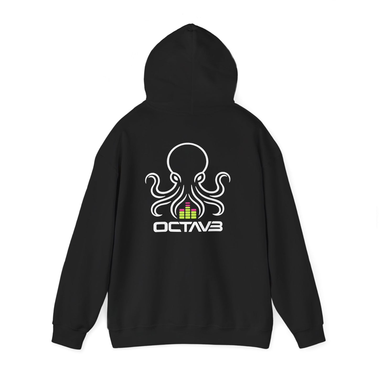 OCTAV3 Music Producer Octopus Hoodie – EDM Festival Pullover Hoodie