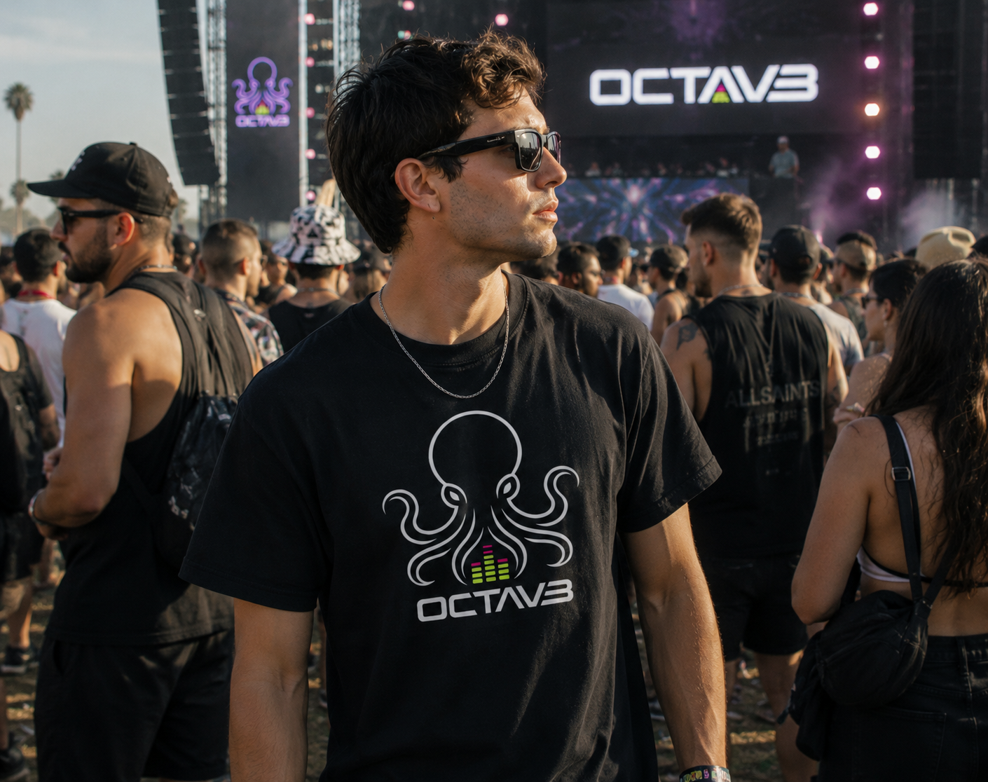 OCTAV3 Signature Octopus Tee