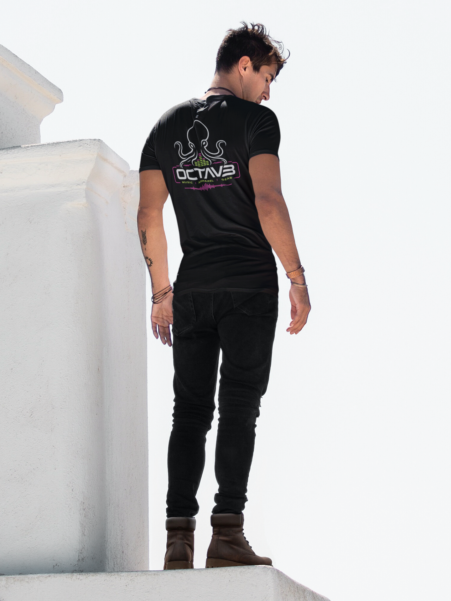 OCTAV3 Octopus Logo T-Shirt – Music • Apparel • Gear