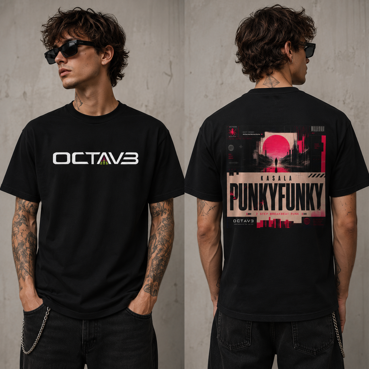 KASALA – PUNKYFUNKY Unisex Heavy Cotton Tee | OCTAV3 Records